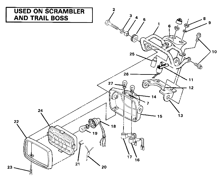 Head Light Assembly. (4911991199011A)