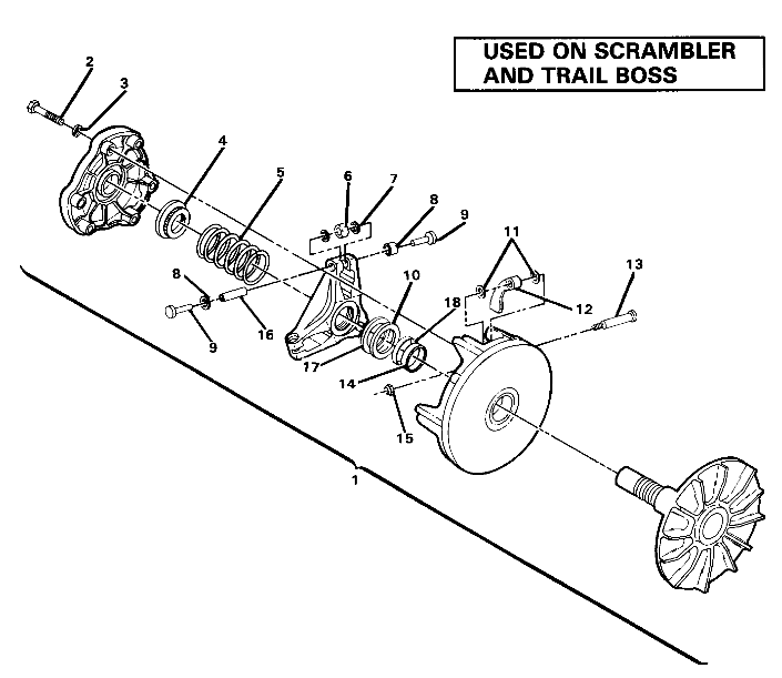 Drive Clutch Assembly. (4911991199035A)