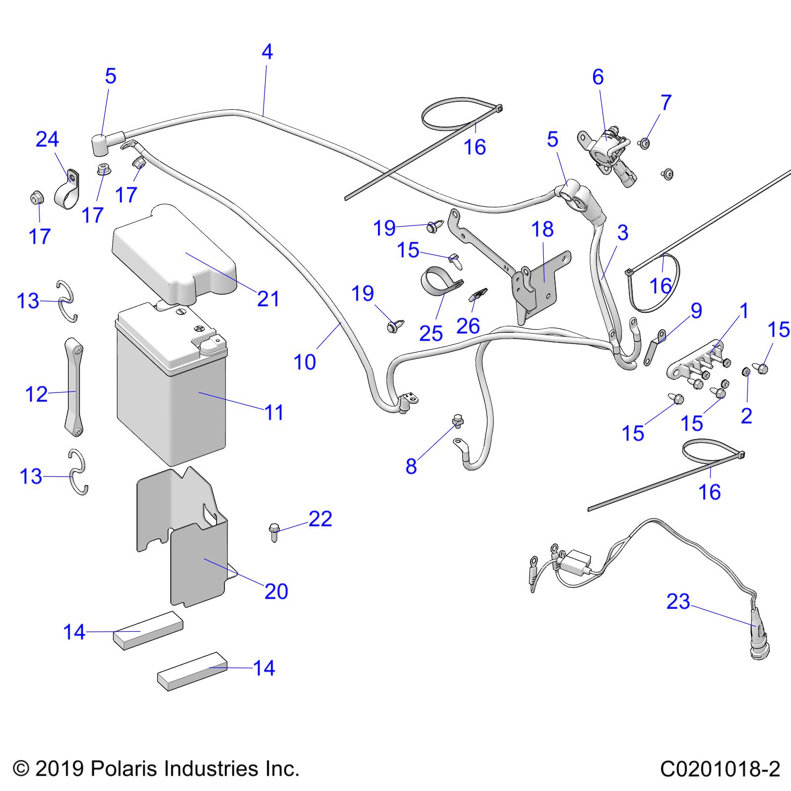 ELECTRICAL, BATTERY - A20S6E57F1/FL (C0201018)