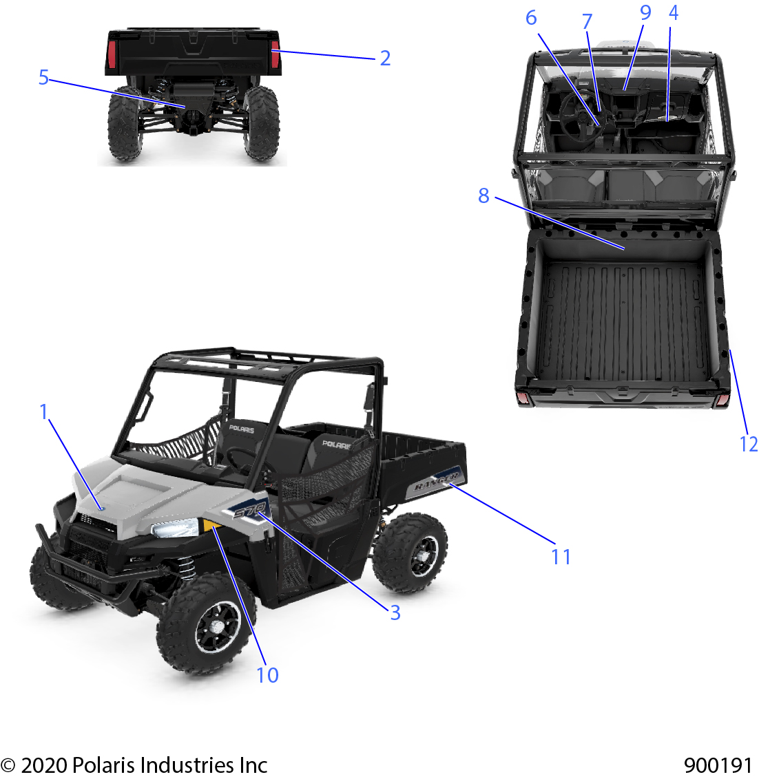 BODY, DECALS - R21MAA50J7  (900191)