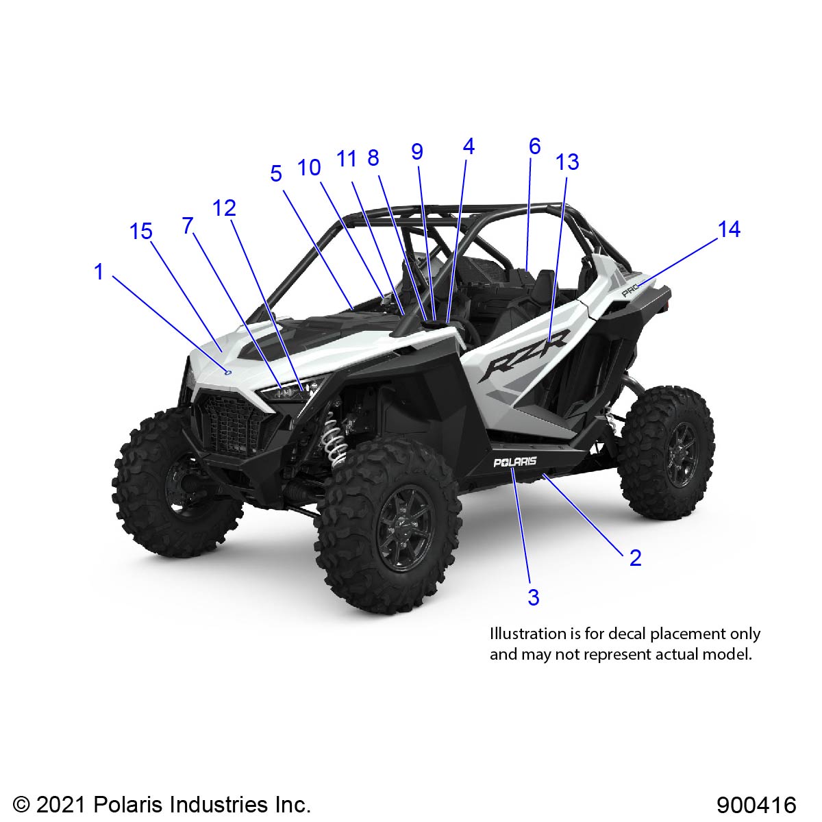 BODY, DECALS, STANDARD - Z22GAE92AJ/BJ/GAK92AP/BP/GAV92AP/BP (900416)