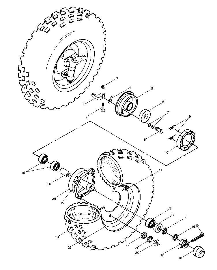 Front Wheel Assembly (4913491349015A)