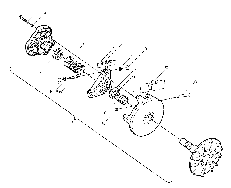 Drive Clutch Assembly (4913491349023A)