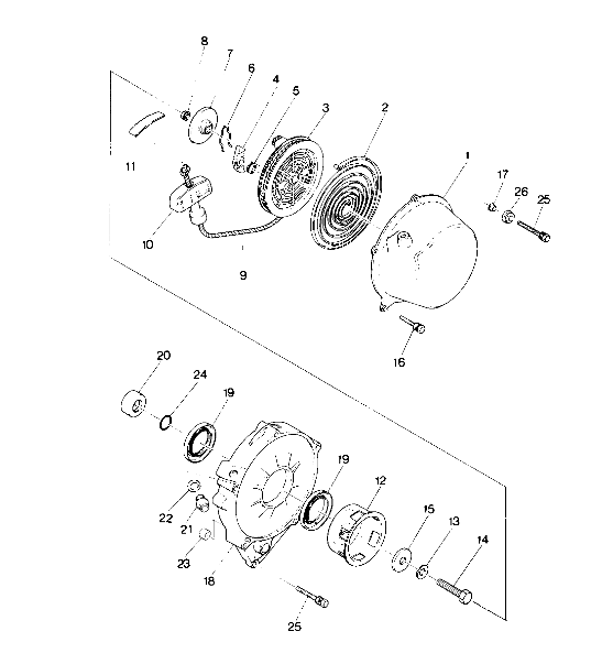 Recoil Starter Assembly (4913491349037A)