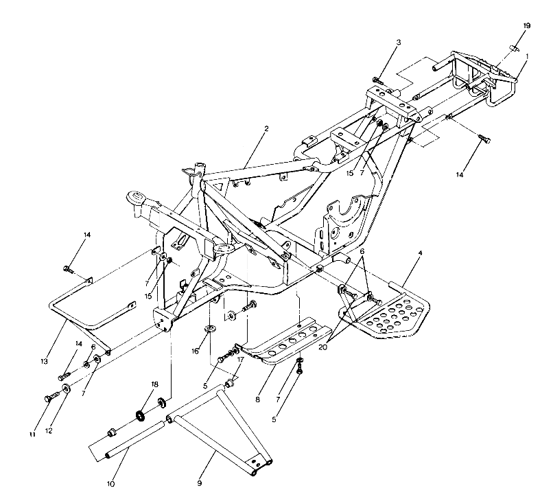 Frame Assembly With Racks (4913501350003A)