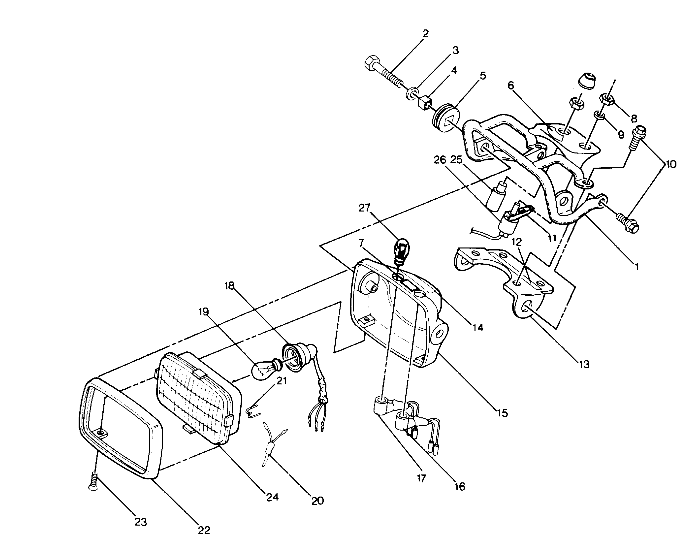 Headlight Assembly (4913501350007A)