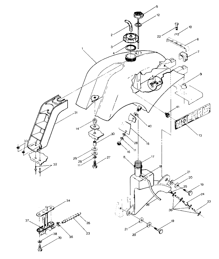 Fuel Tank Assembly (4913501350009A)