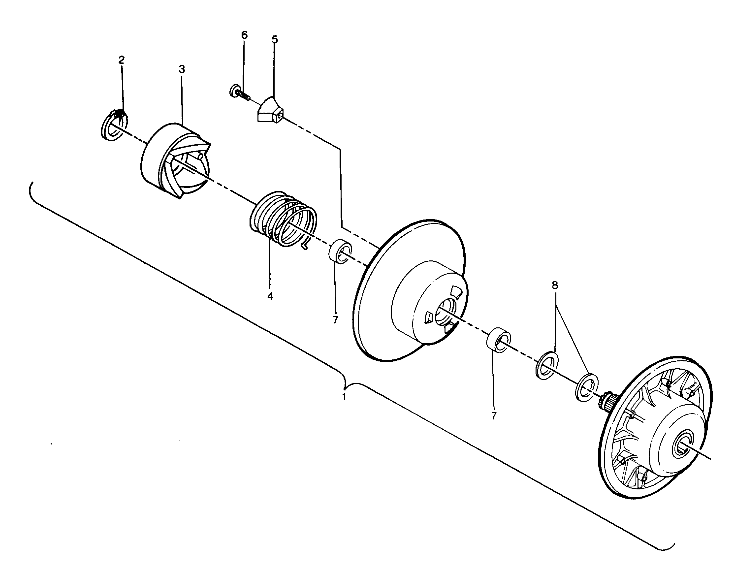 Driven Clutch Assembly (4913501350024A)