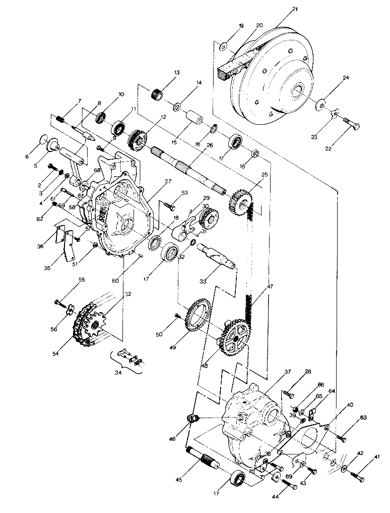 Gearcase Assembly (4913501350025A)