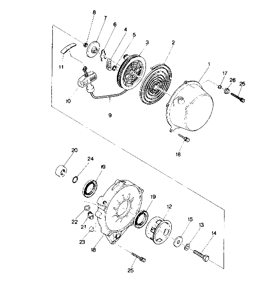 Recoil Starter Assembly (4913501350036A)