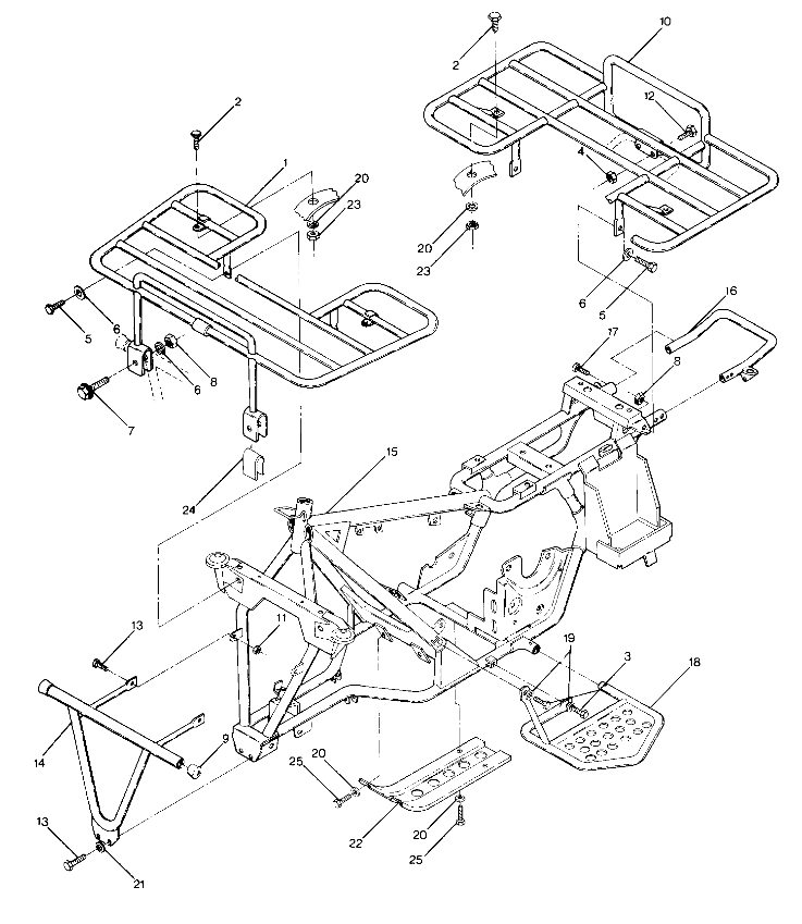 Frame Assembly with Racks (4913511351003A)