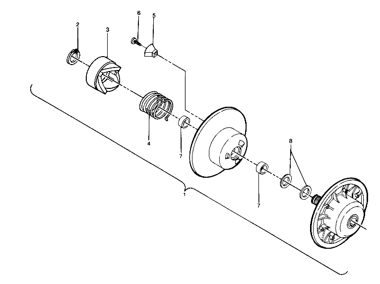 Driven Clutch Assemble (4913511351025A)