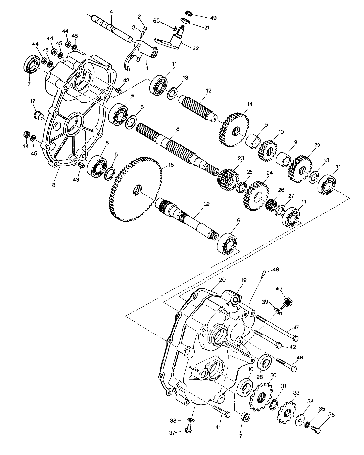 Gearcase Assembly (4913511351027A)