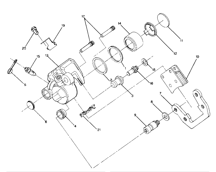 Front Brake Caliper Assembly (4913511351036A)