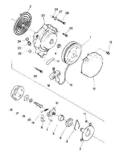 Recoil Starter Assembly (4913511351044A)