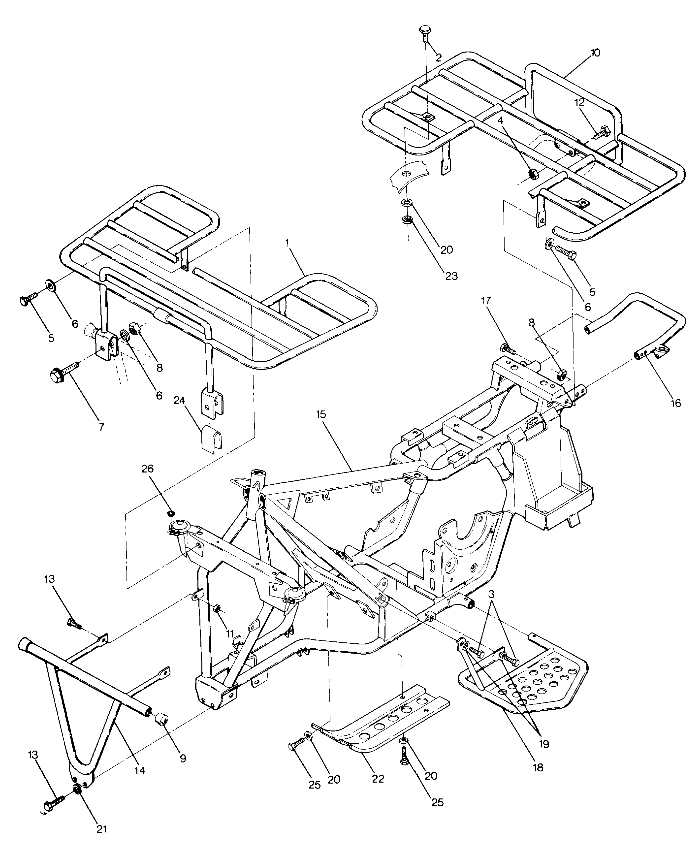 Frame Assembly with Racks (4913521352003A)