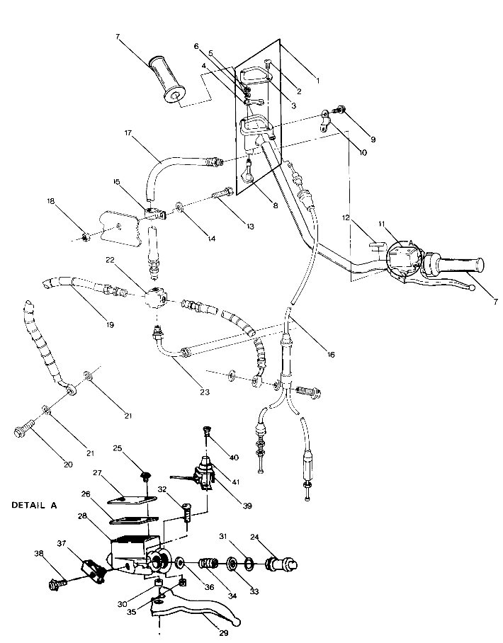 Hand Control Cable Assembly (4913521352013A)