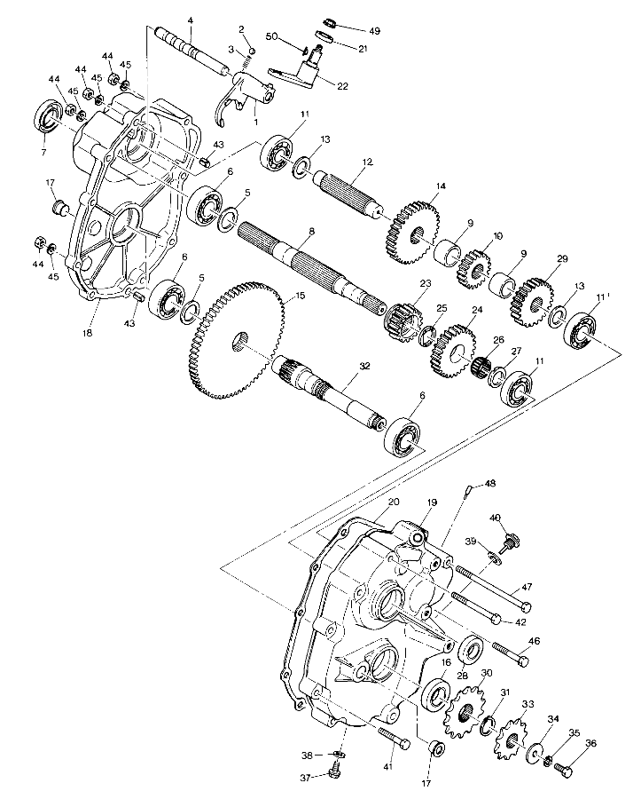 Gearcase Assembly (4913521352027A)