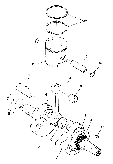 Crankshaft and Piston Assembly (4913521352039A)