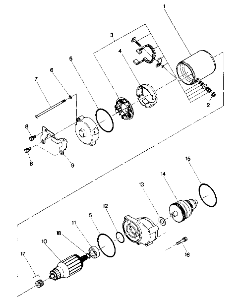 Starting Motor Assembly (4913521352042A)