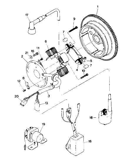 Magneto Assembly (4913521352043A)