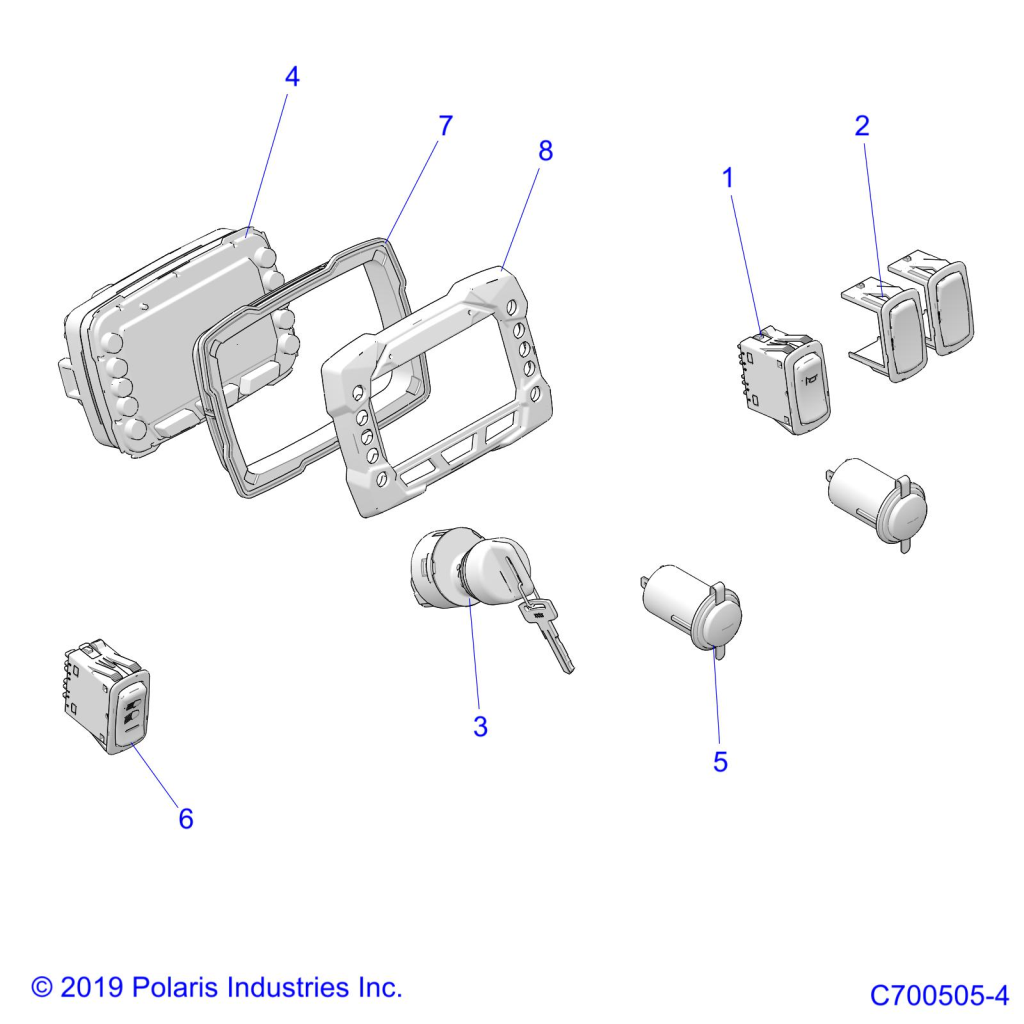 ELECTRICAL, DASH INSTRUMENTS and CONTROLS - D21BBP99A4/B4/FP99A4 (C700505-4)