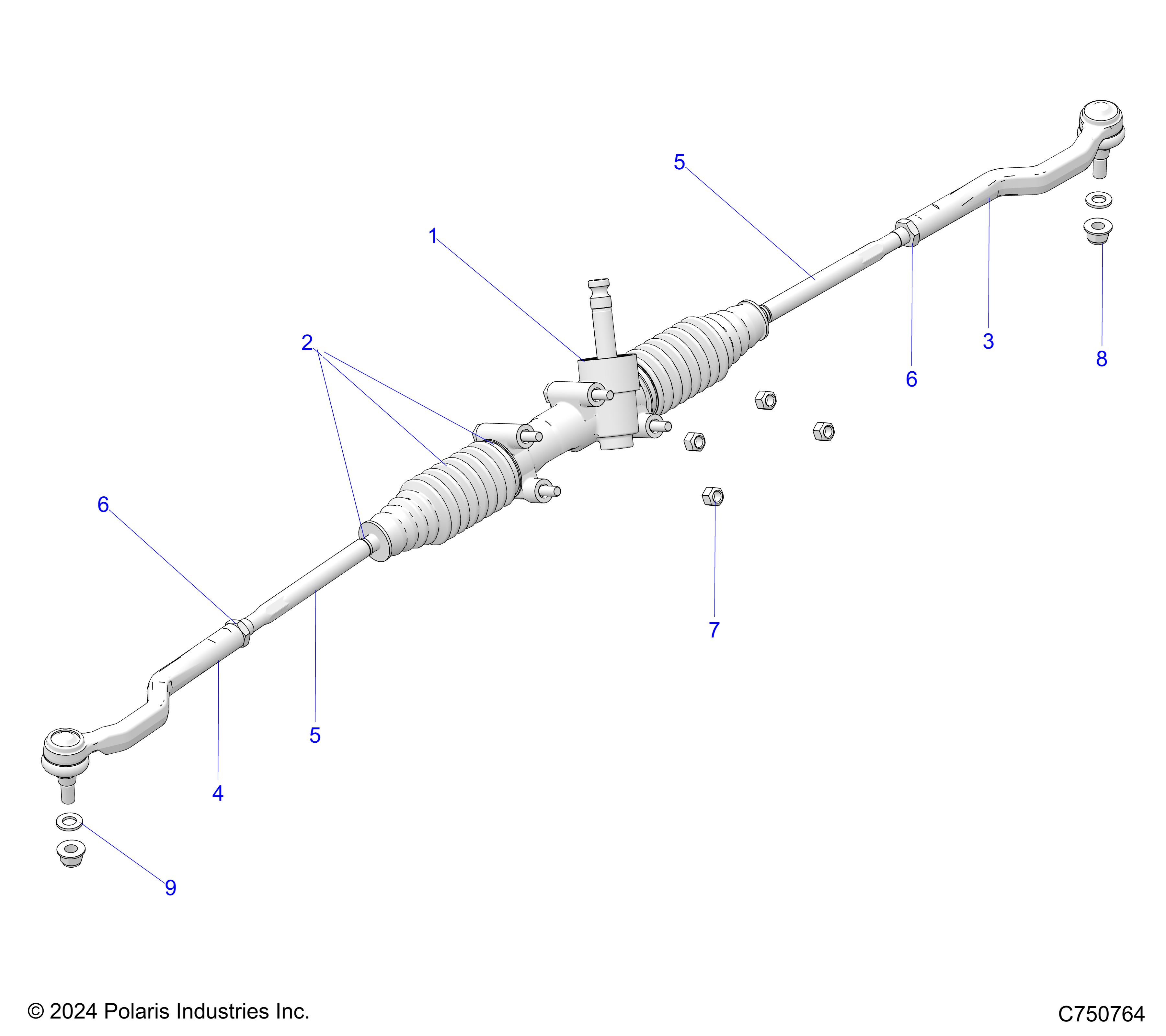 STEERING, GEAR BOX - Z25XPB92AP/BP (C750764)