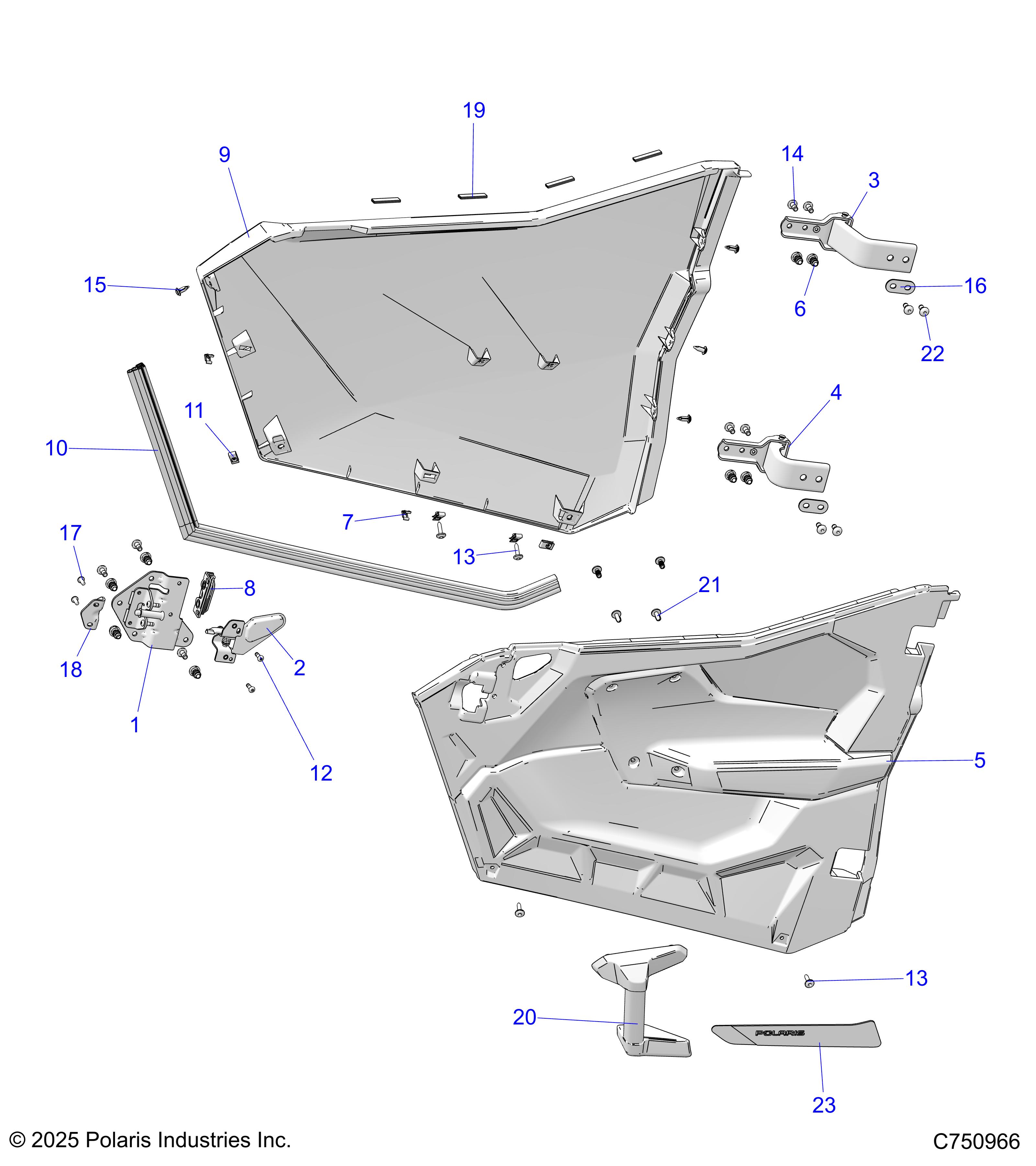 BODY, DOORS - Z26RPP2KBL (C750966)