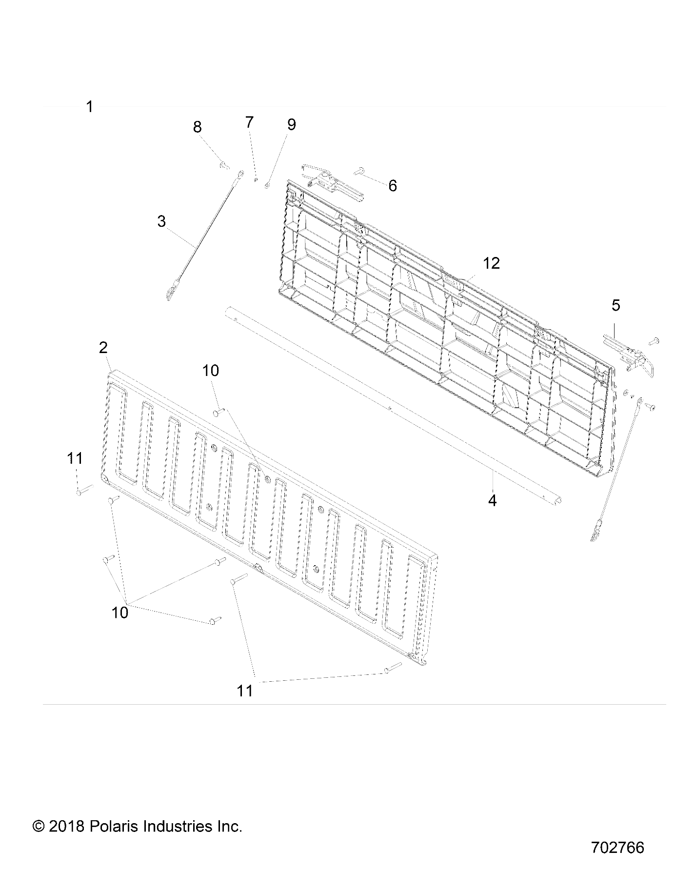 BODY, TAILGATE ASM. - R20MAA57B1/B9/EBH (702766)