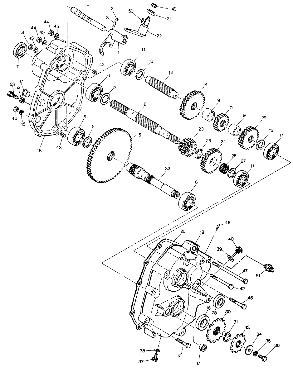 Gearcase Assembly (49147514750027)