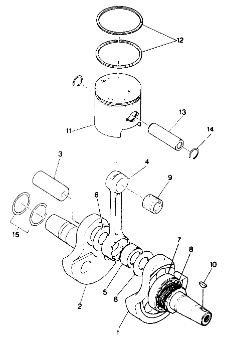 Crankshaft and Piston Assembly (49147514750039)