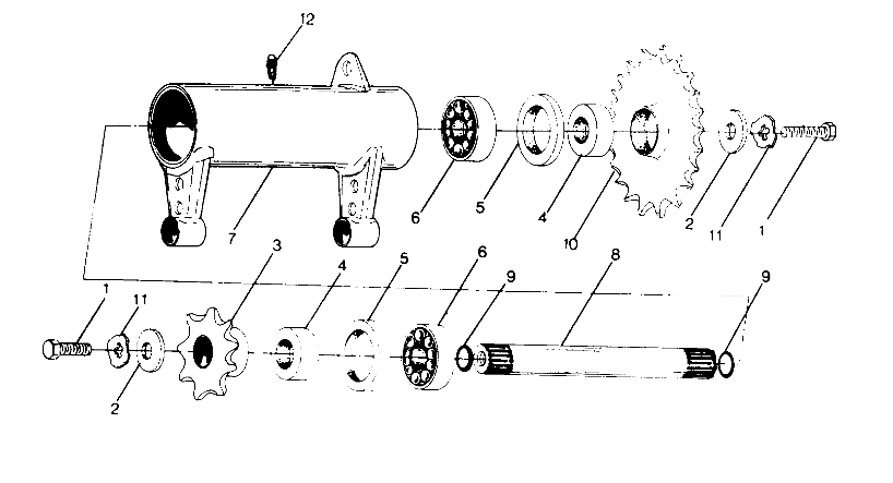 CENTER TIGHTENER ASSEMBLY-PN  1380001 (4914751475033A)