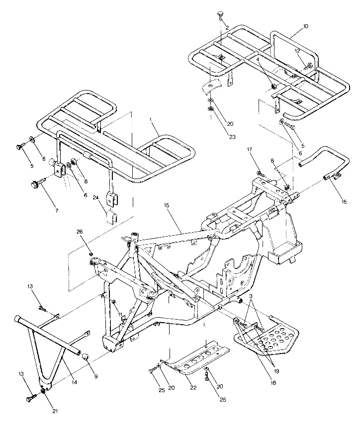 Frame Assembly with Racks (4914761476003A)