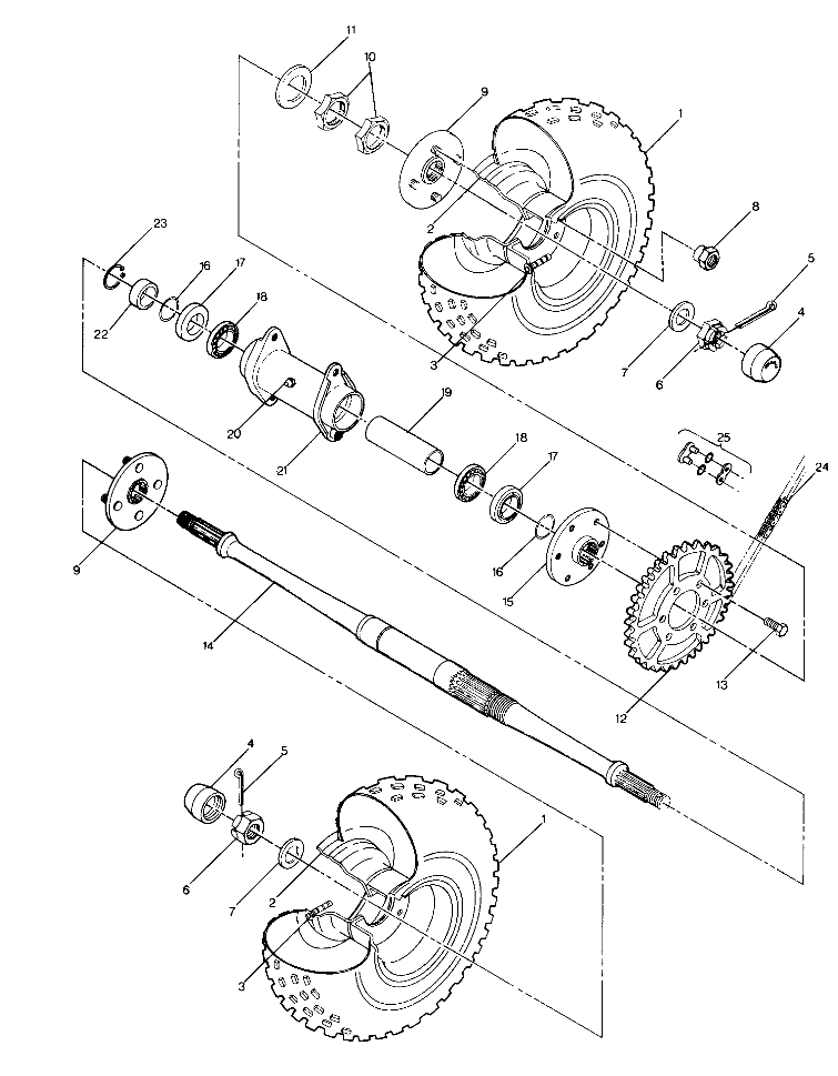 Rear Wheel Drive Assembly (4914761476019A)