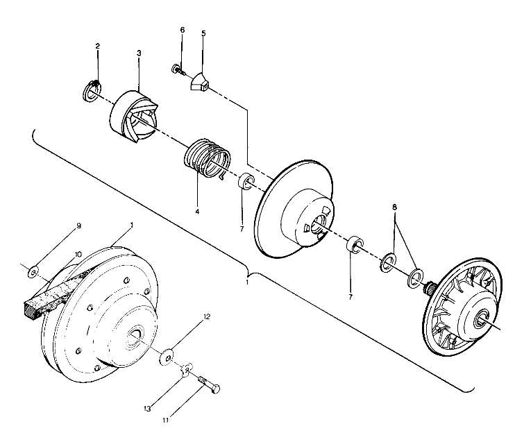 Driven Clutch Assembly (4914761476025A)