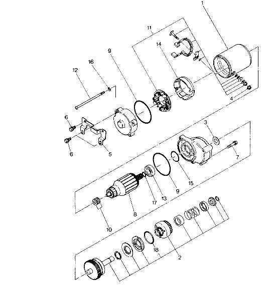 Starting Motor Assembly (4914761476042A)