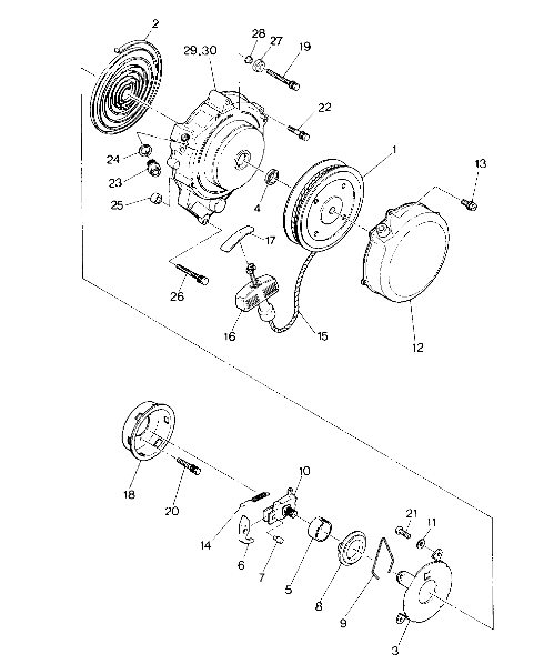 Recoil Starter Assembly (4914761476044A)