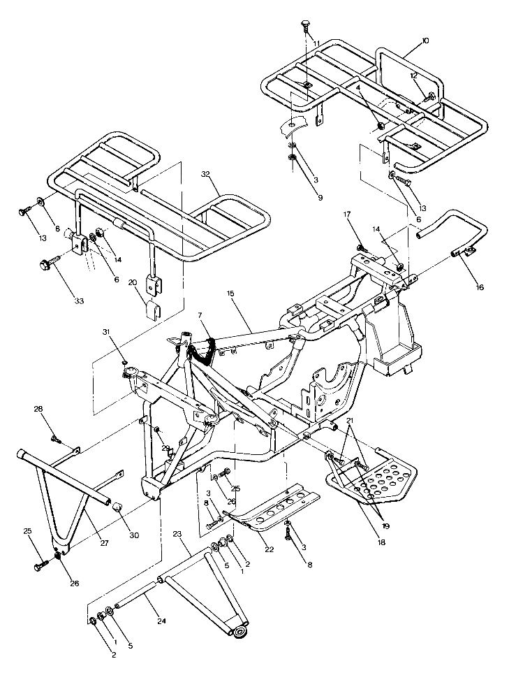 Frame Assembly with Racks (4914771477003A)