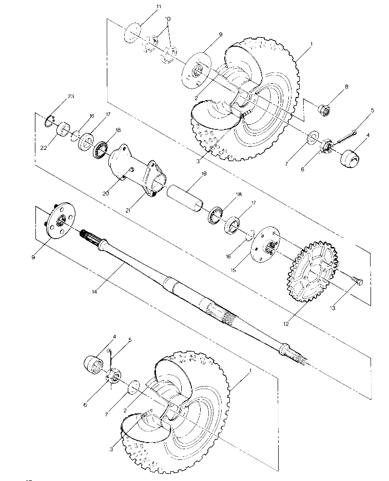 Rear Wheel Drive Assembly (4914771477017A)