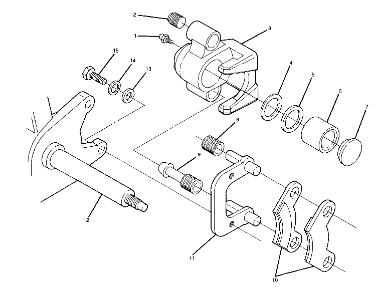 Front Brake Assembly 1988 2X4 Update - 4/14/88 (4914771477030A)