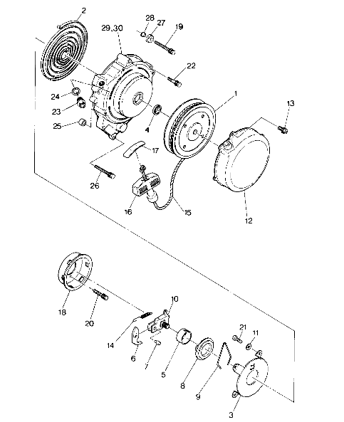 Recoil Starter Assembly (4914771477038A)