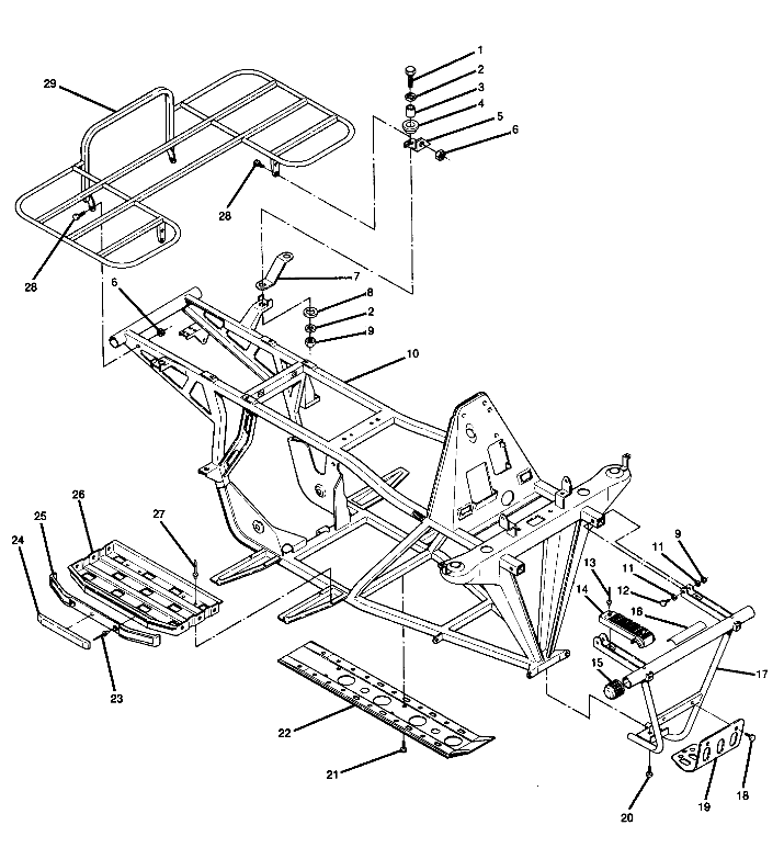 Frame Assembly with Racks (4914781478003A)