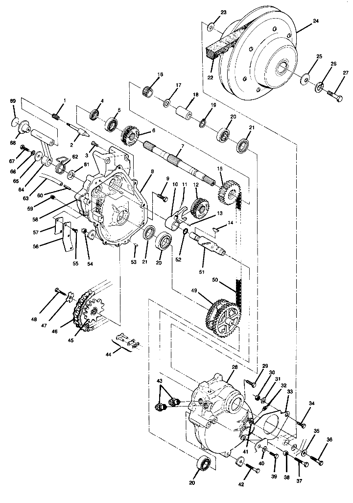 Gearcase Assembly (4914781478025A)