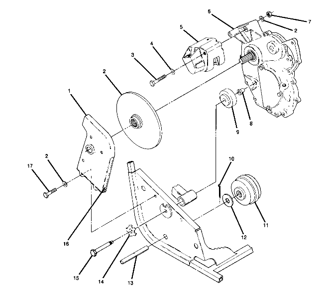 Right Hand Gearcase and Brake Mounting (4914781478029A)