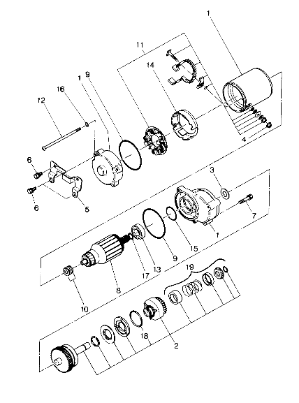 Starting Motor Assembly (4914781478035A)