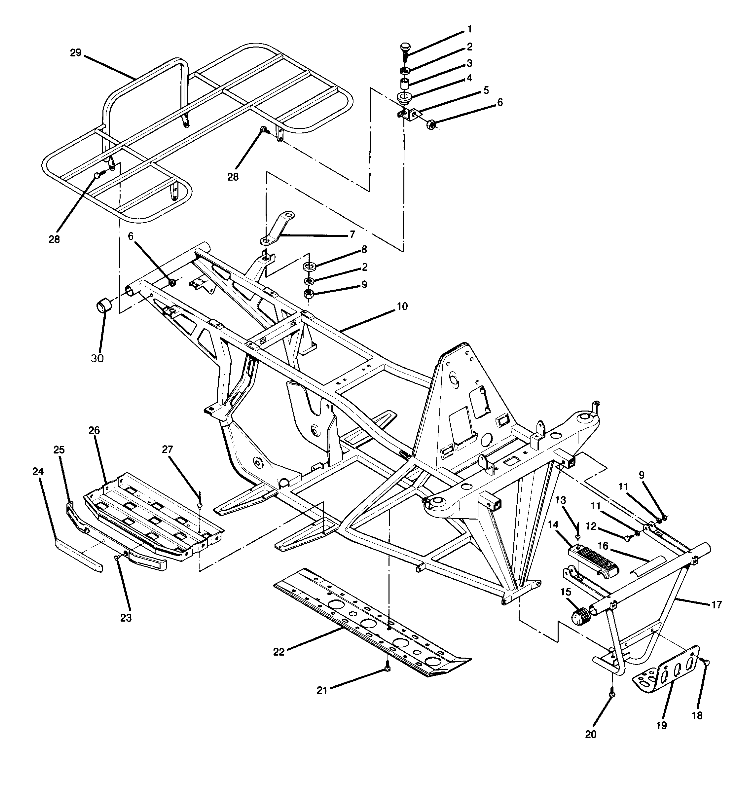 Frame Assembly with Racks (4914891489003A)