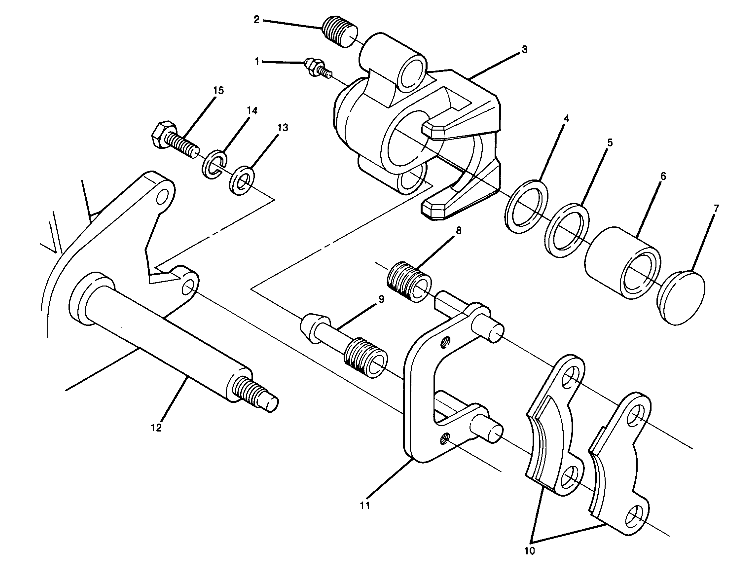 Front Brake Assembly 1988 Trail Boss Update-4/14/88 (4914891489016A)