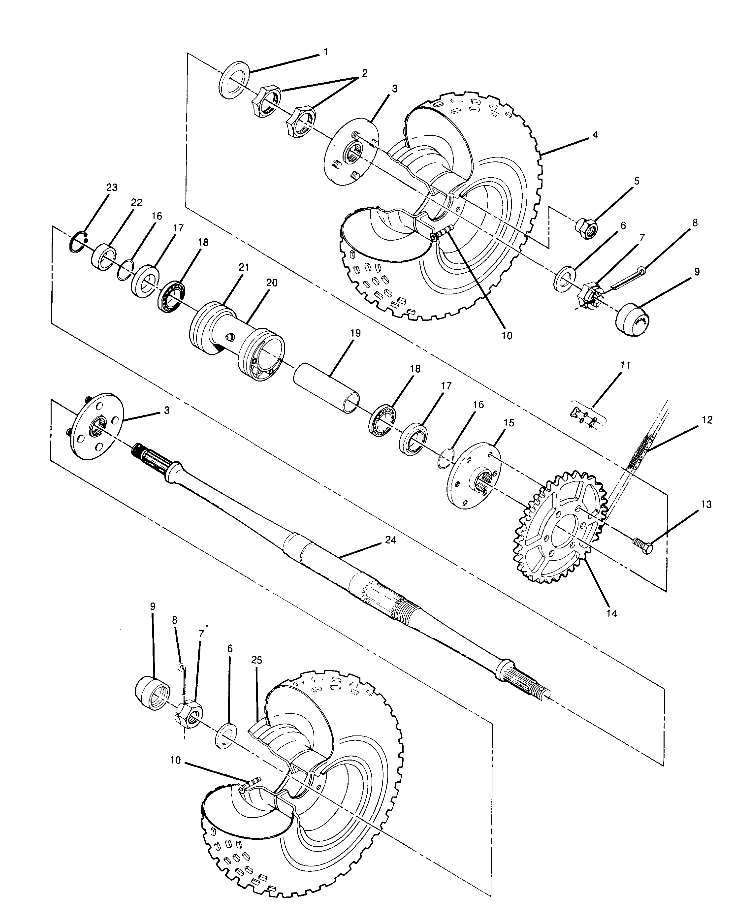 Rear Wheel Drive Assembly (4914891489017A)