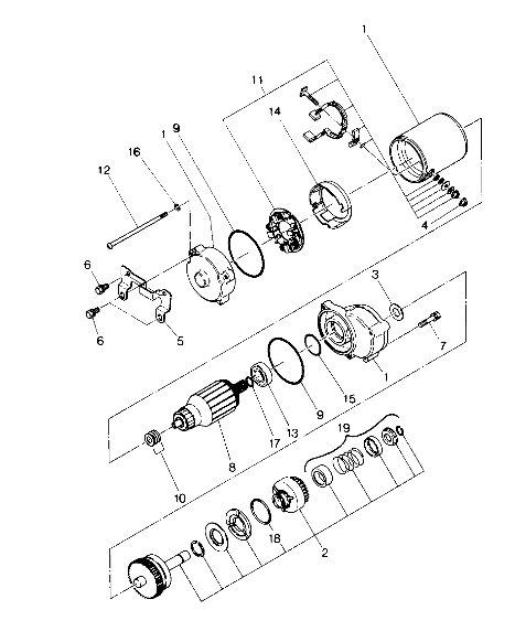 Starting Motor Assembly (4914891489035A)