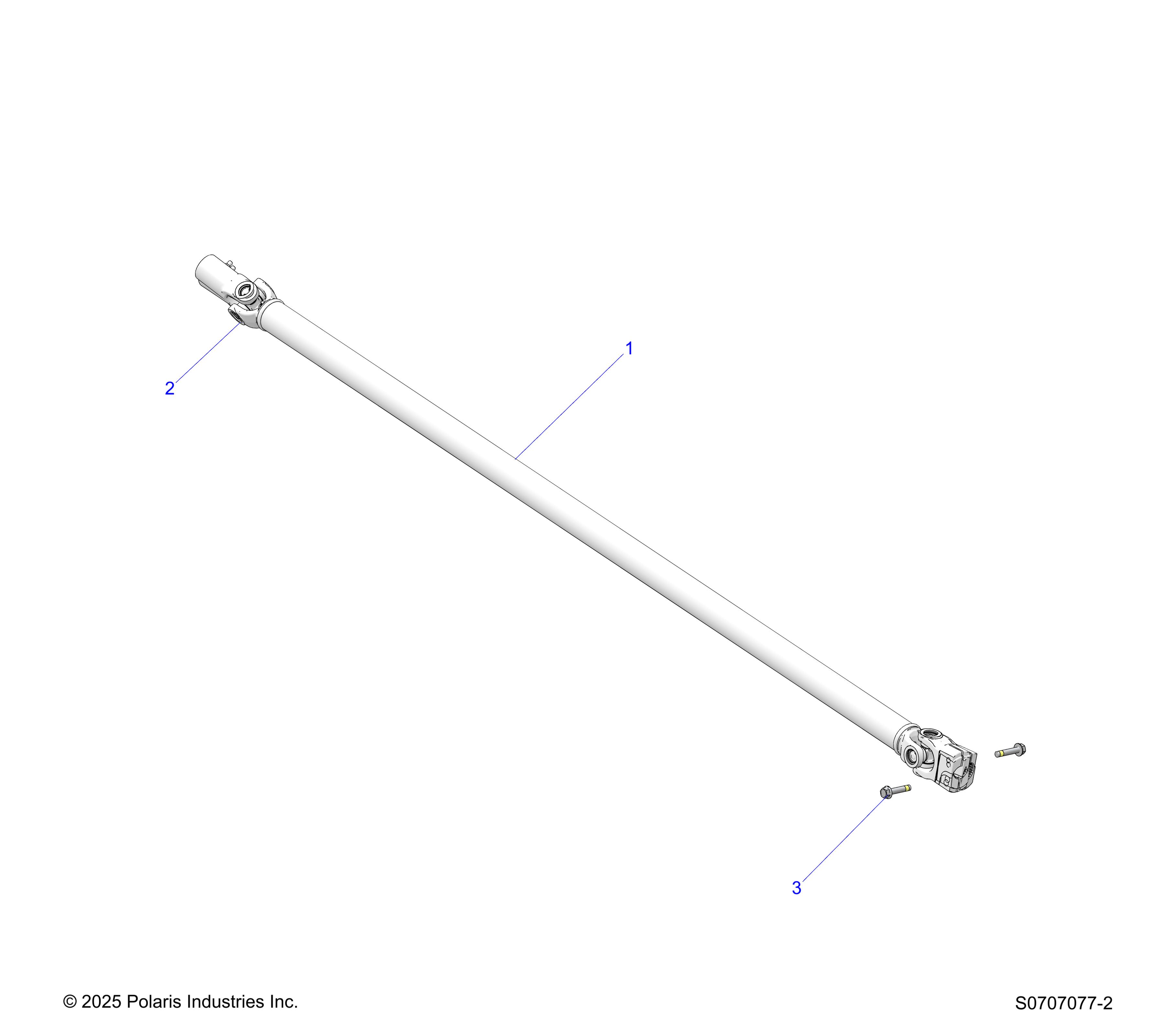 DRIVE TRAIN, FRONT PROP SHAFT